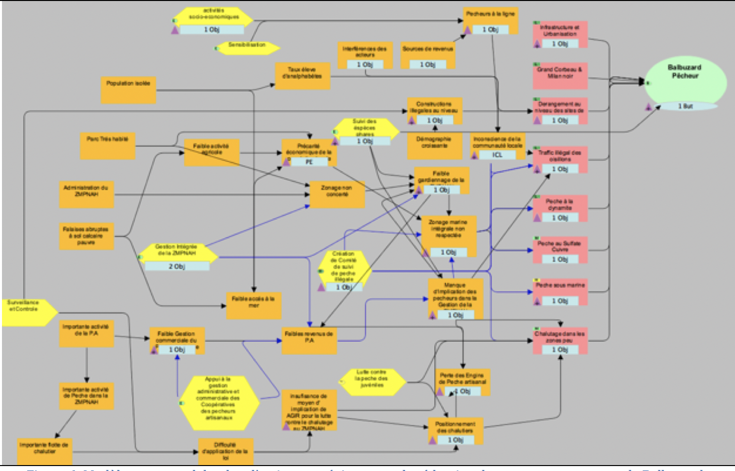Schéma plan d'action Balbuzard
